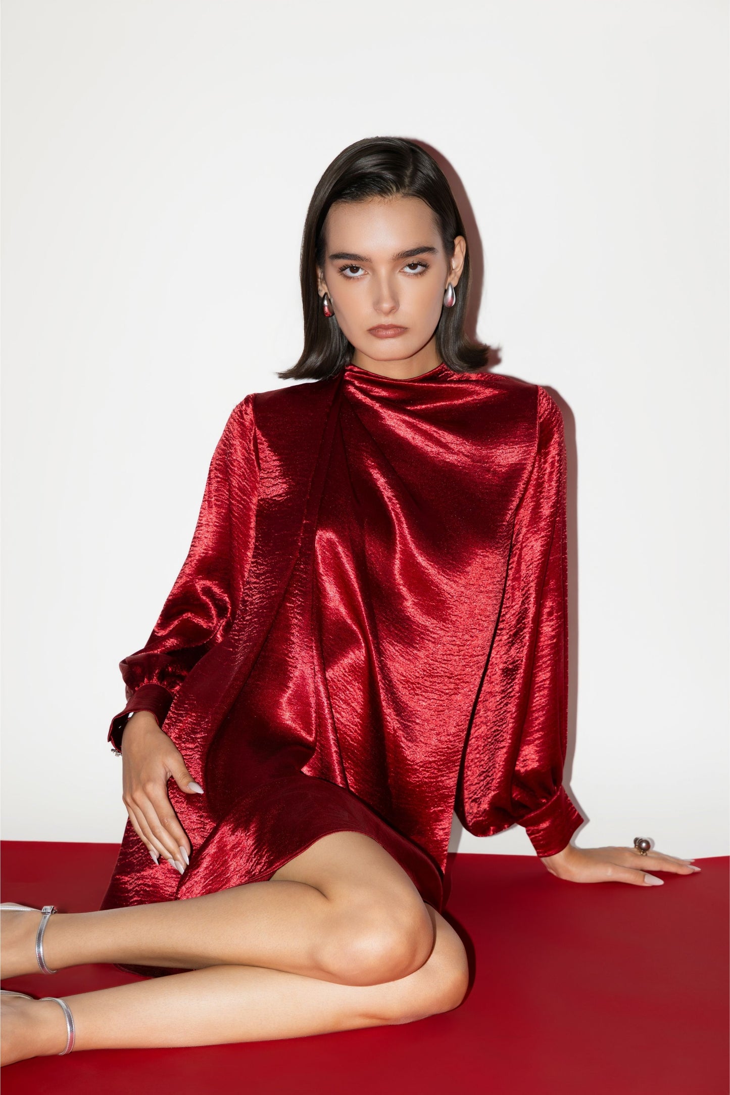 Crimson Allure Dress