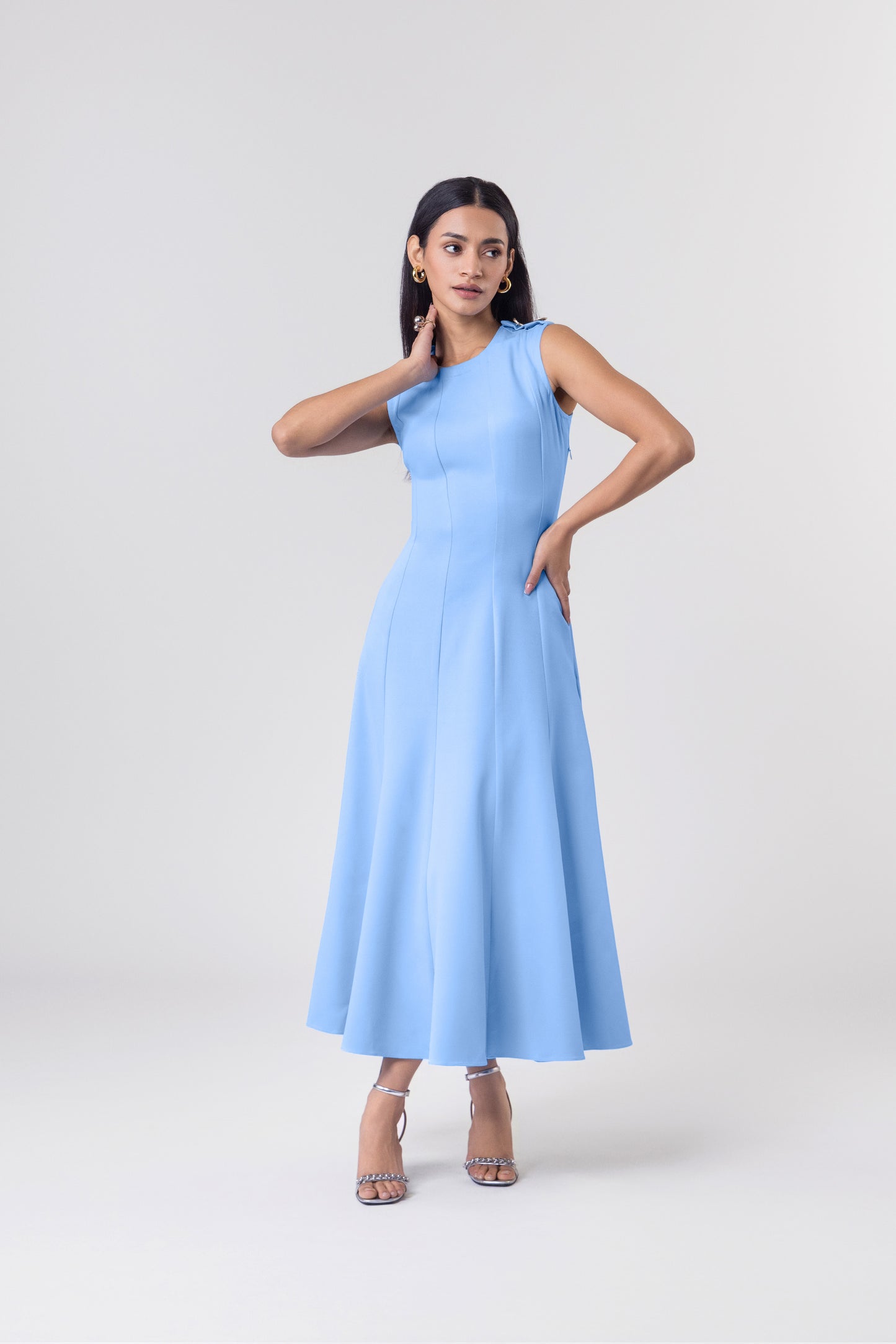 Sage Sculpt Dress