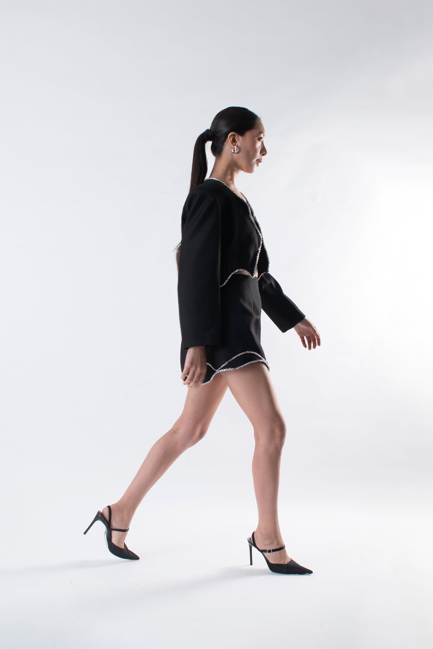 Scalloped Box Fit Jacket