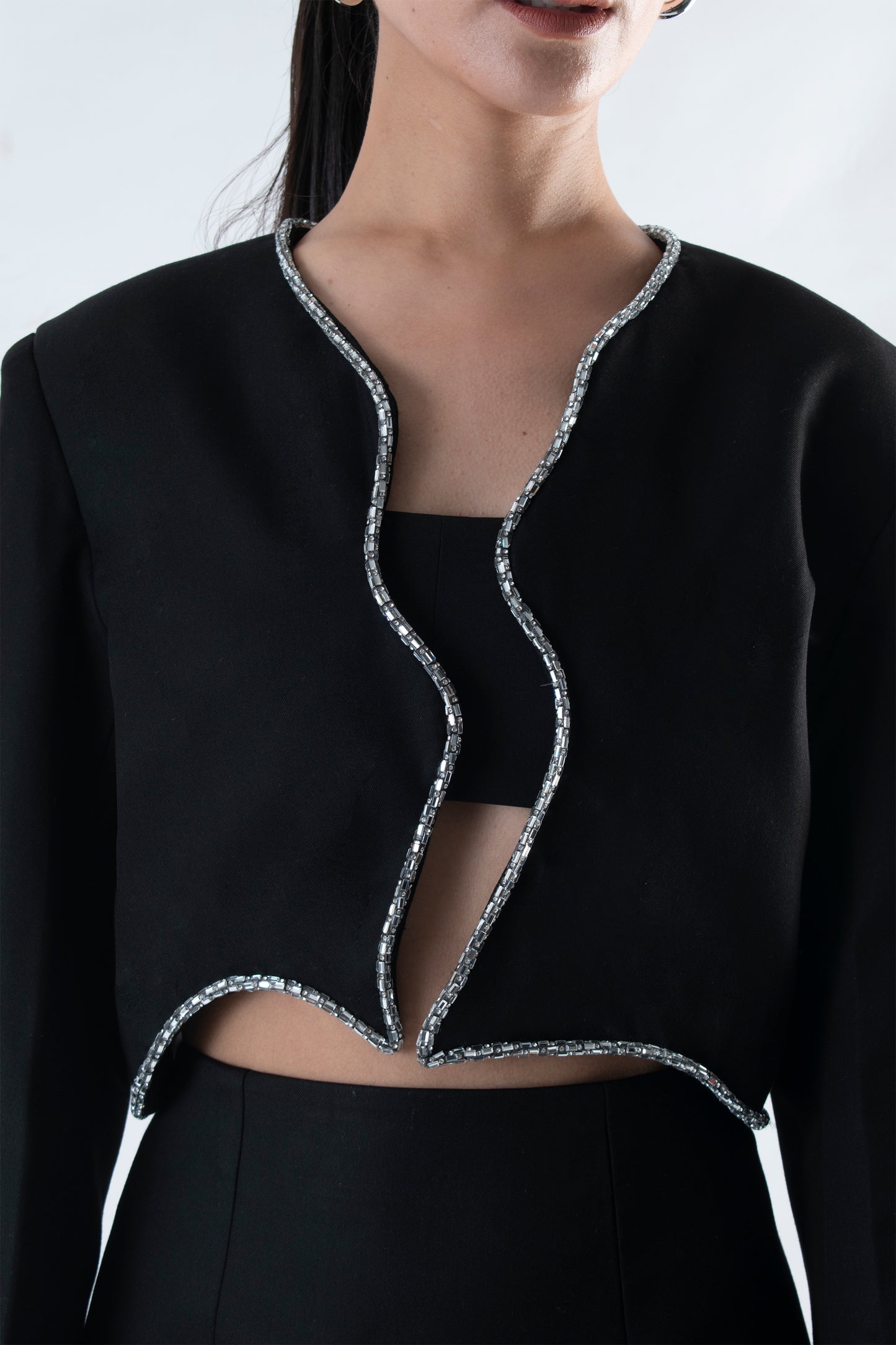 Scalloped Box Fit Jacket