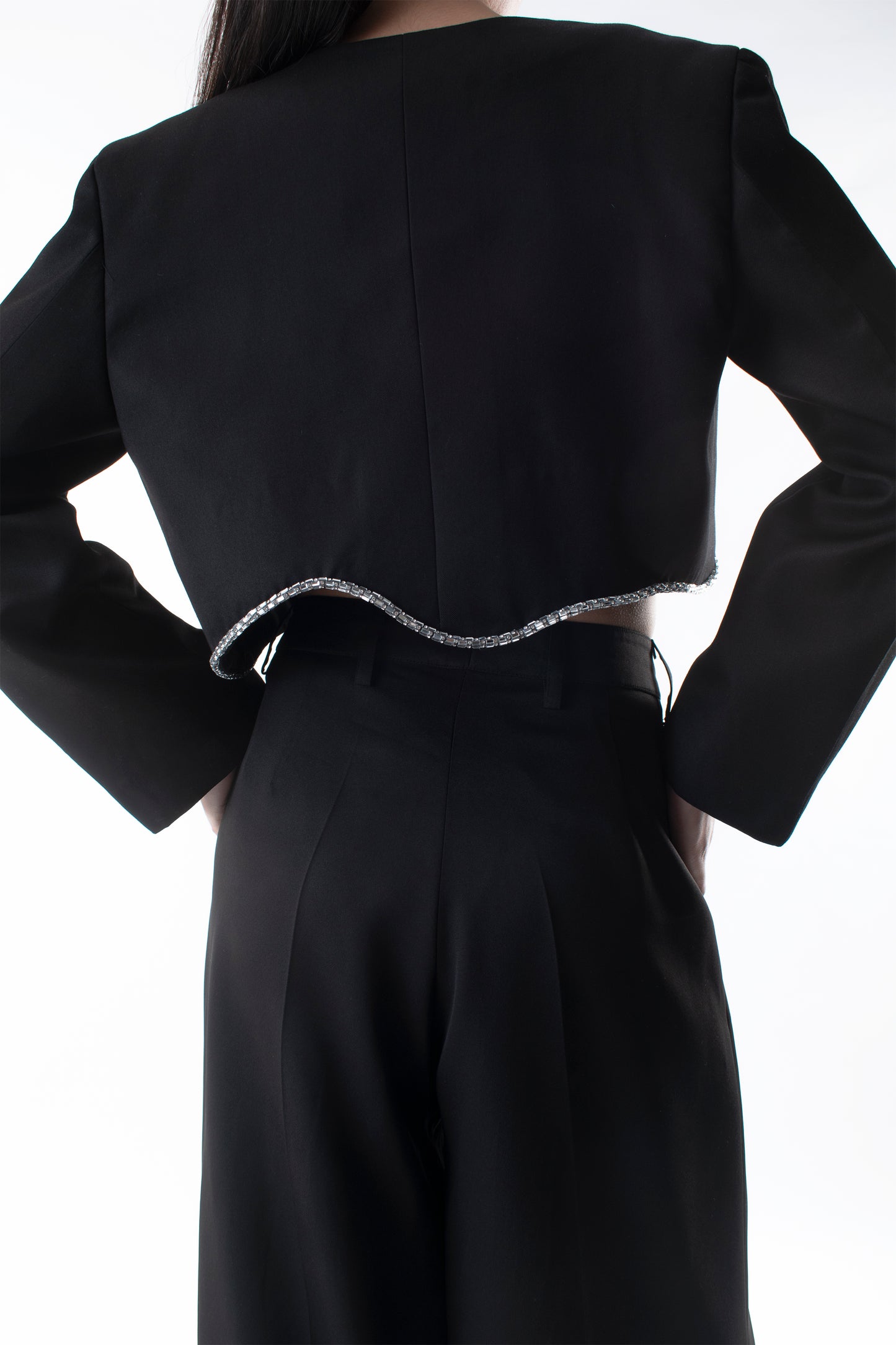 Cropped Box Fit Jacket