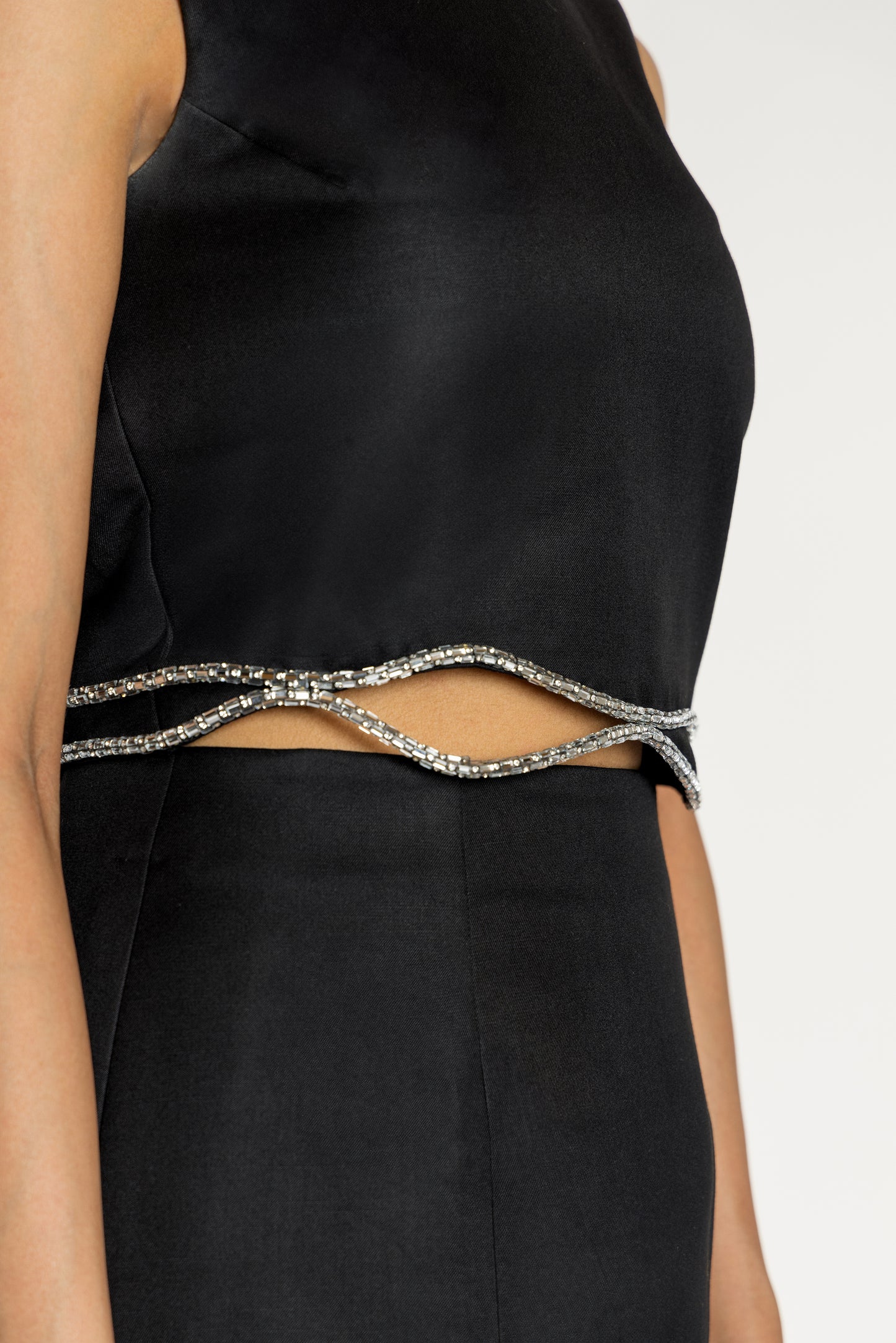 Scalloped Crop Top