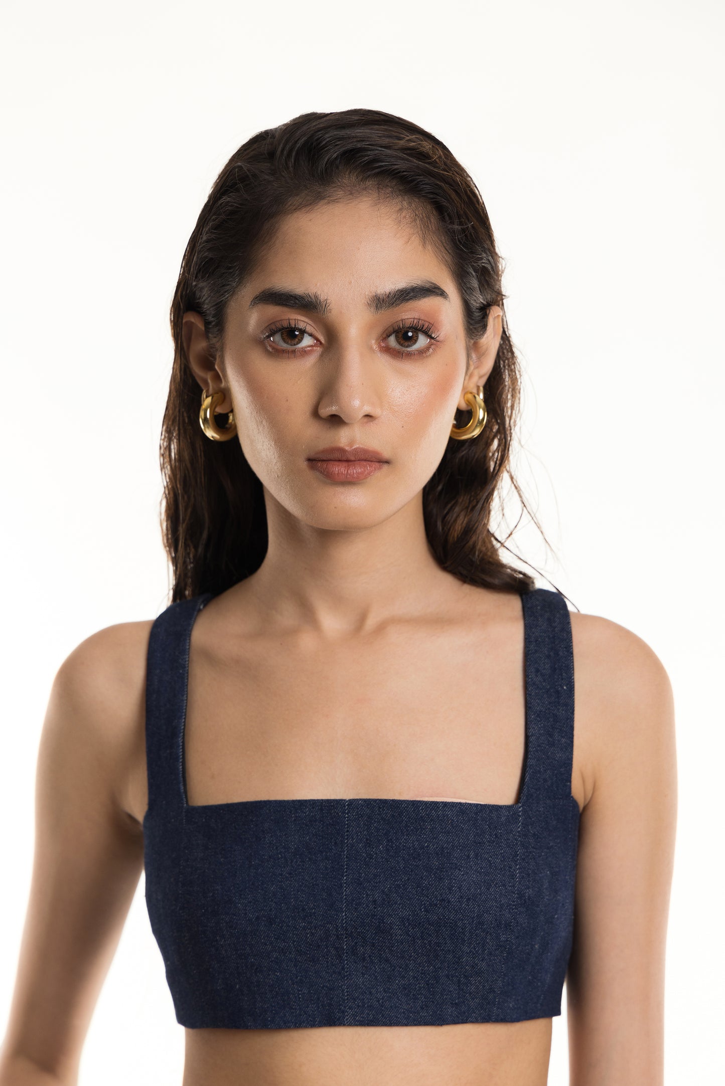 Denim Bandage Bustier