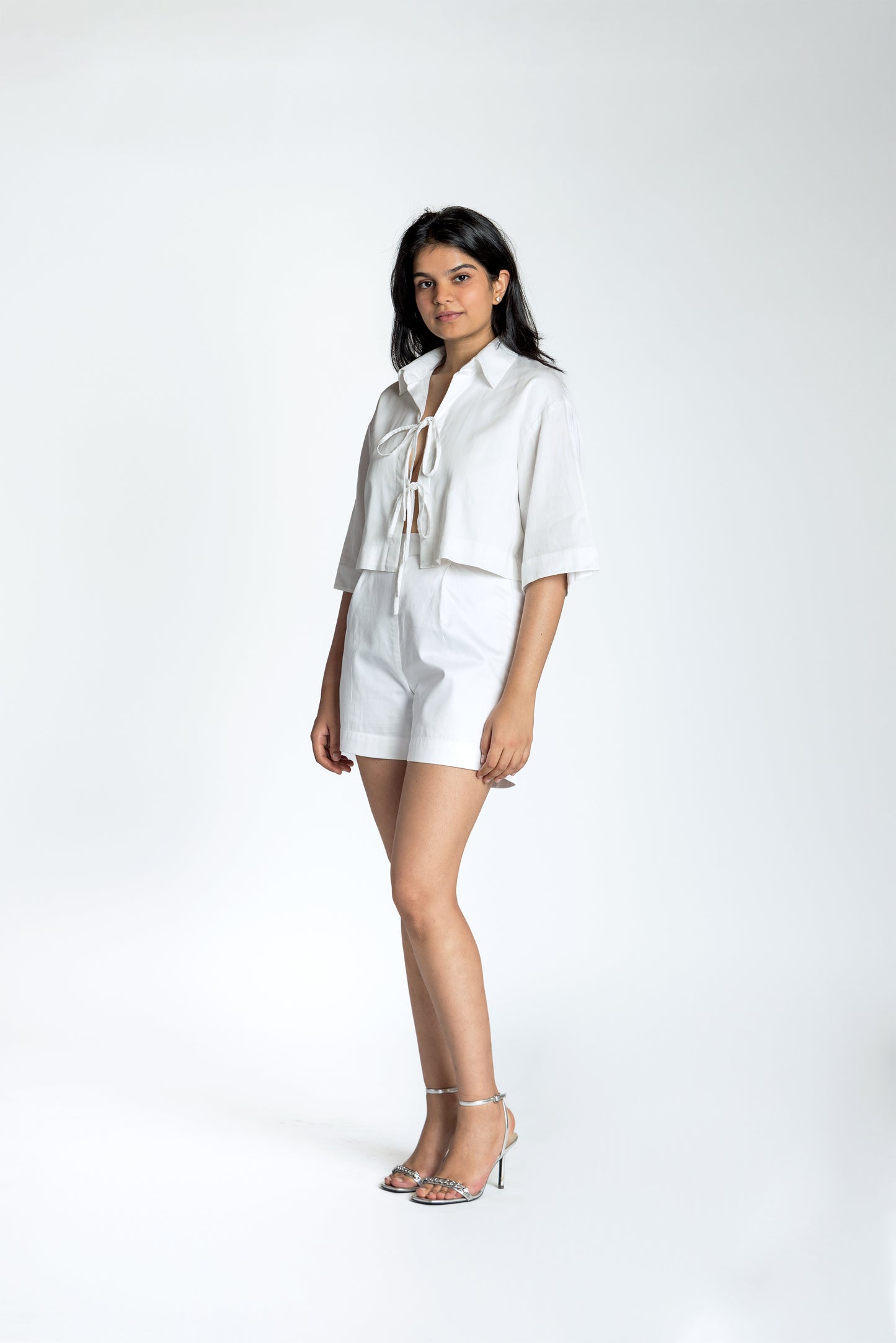 Paired Cotton Shorts