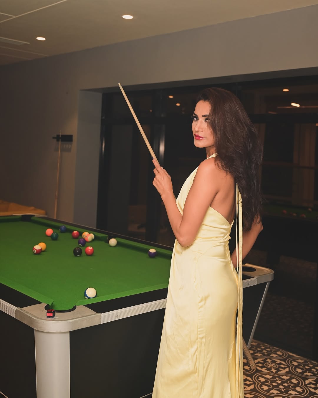 Piyusha Sharma In Draped Halter Gown