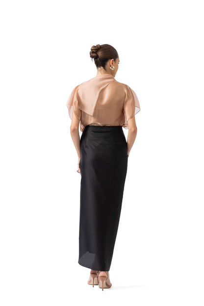 Champagne Drape Top