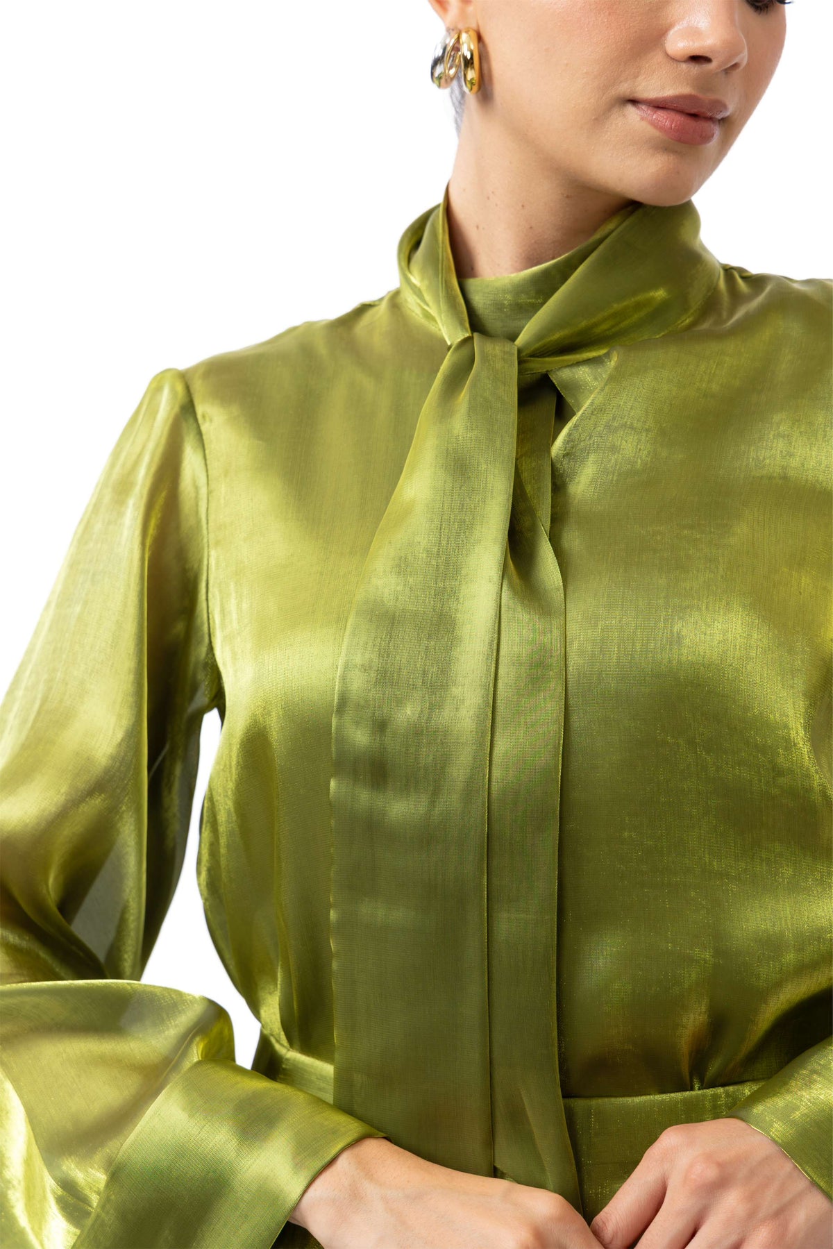 Peridot Tie-Up Shirt