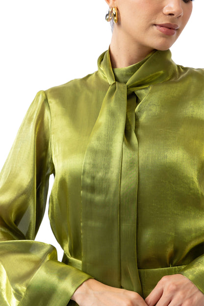 Peridot Tie-Up Shirt