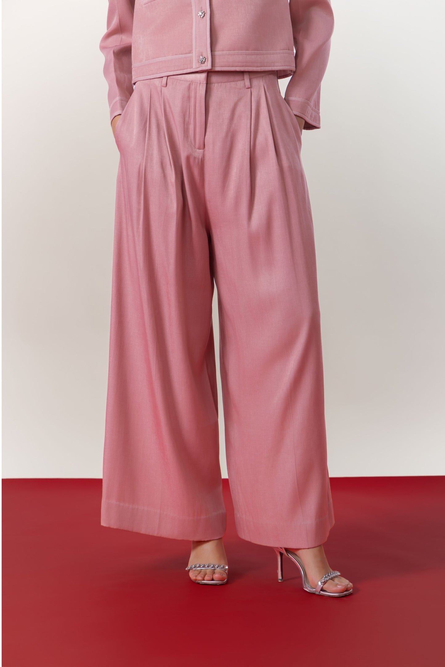 Blush Flare Pants