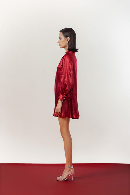 Crimson Allure Dress