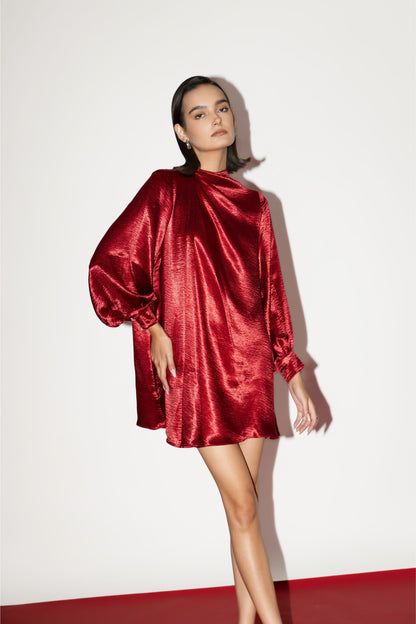 Crimson Allure Dress