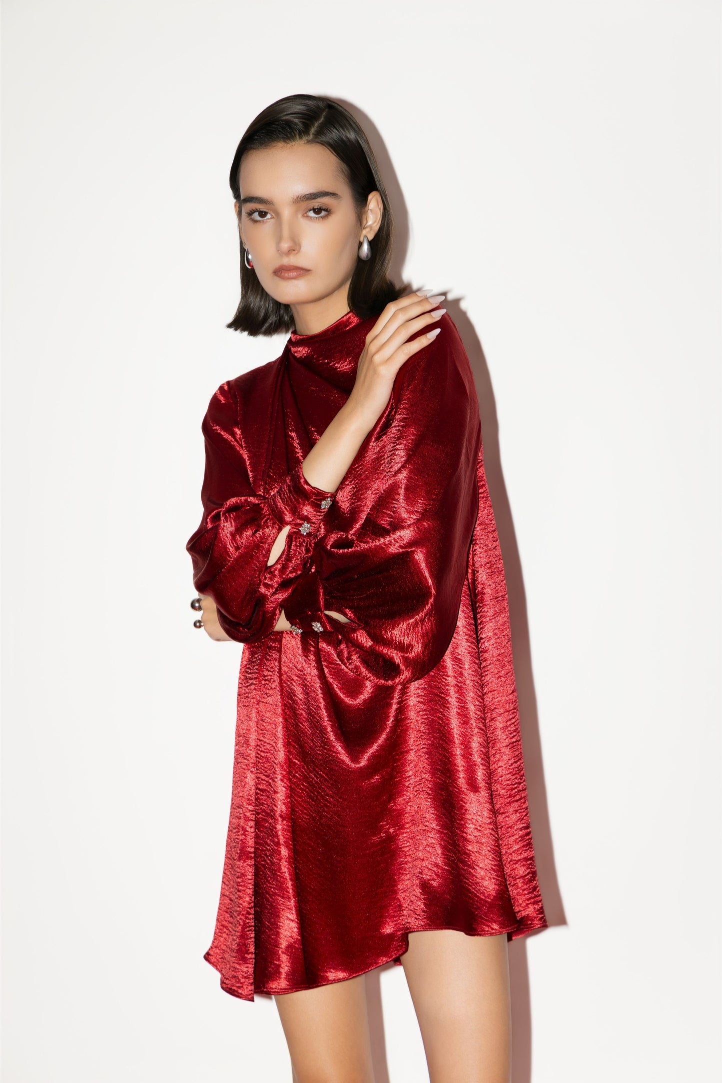 Crimson Allure Dress