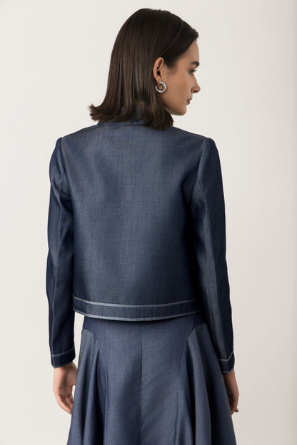 Denim Willow Jacket & Meadow Skirt Set