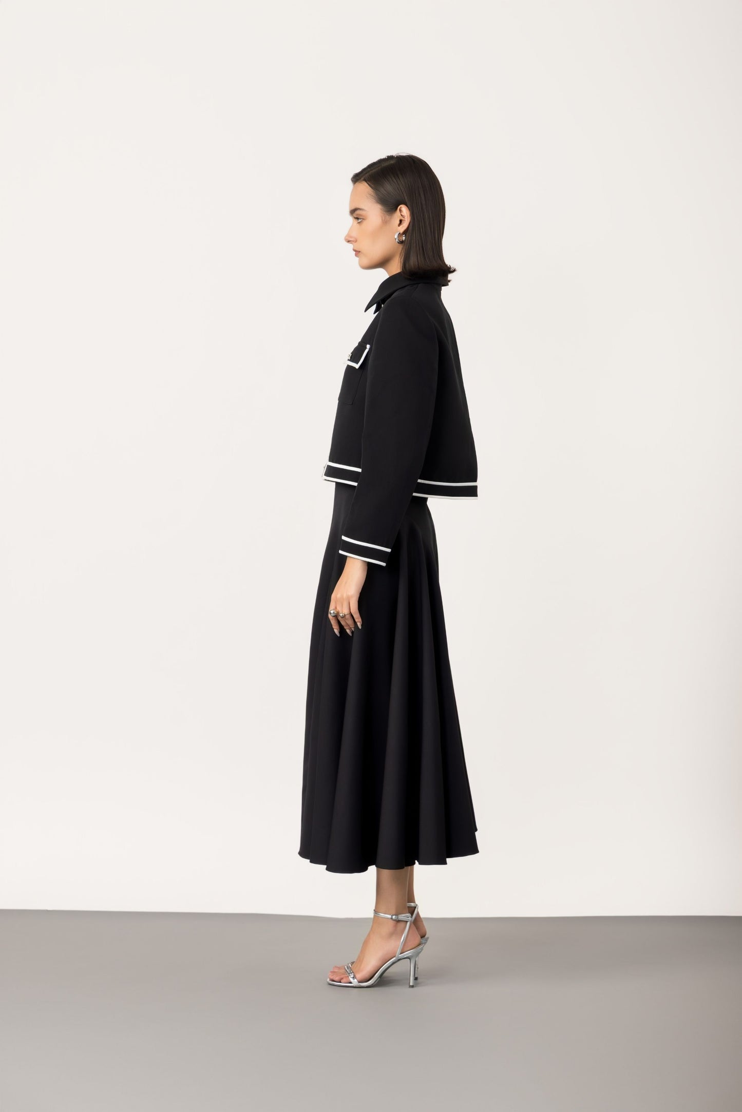 Midnight Jacket & Meadow Skirt Set
