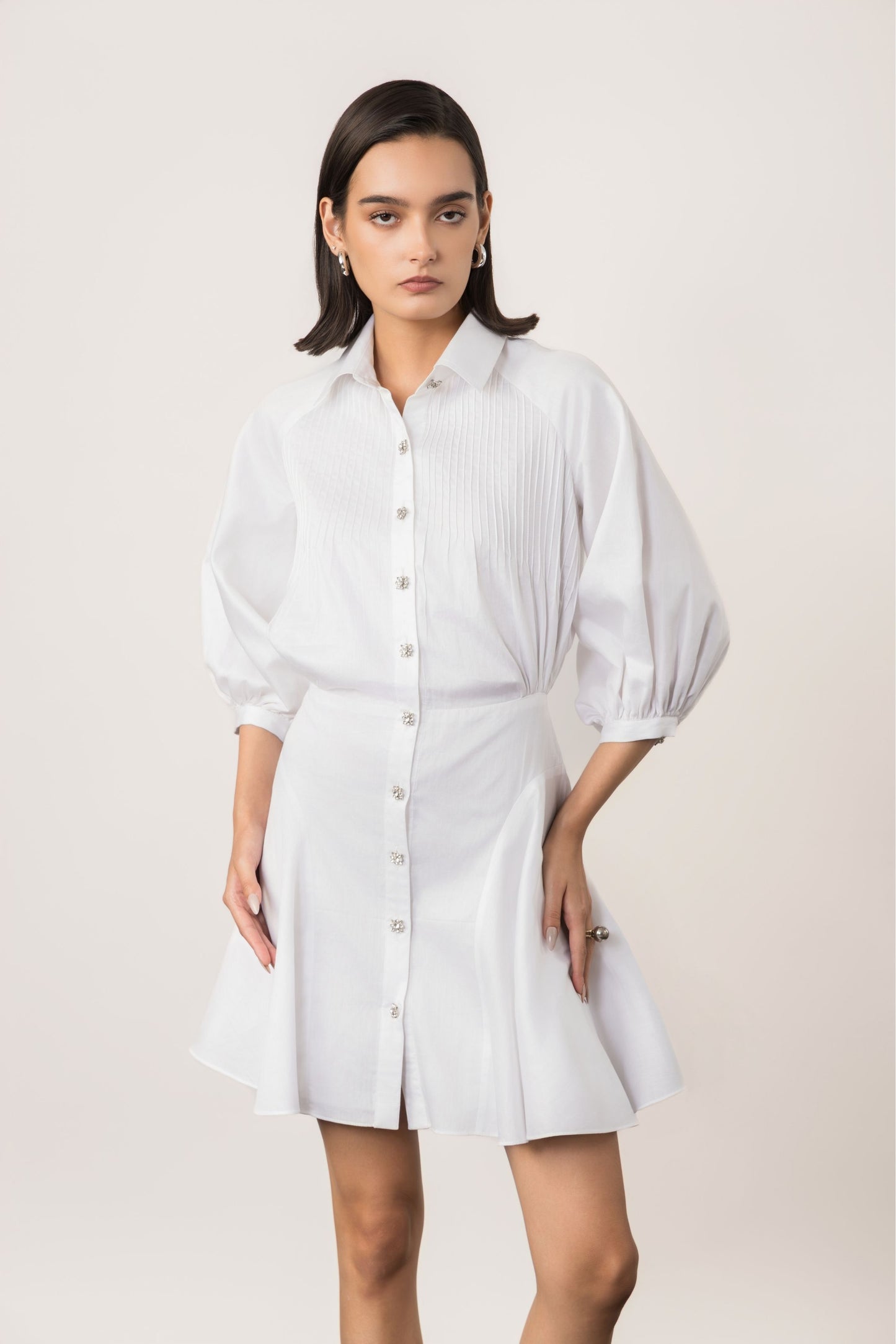 Dove Shirt Dress