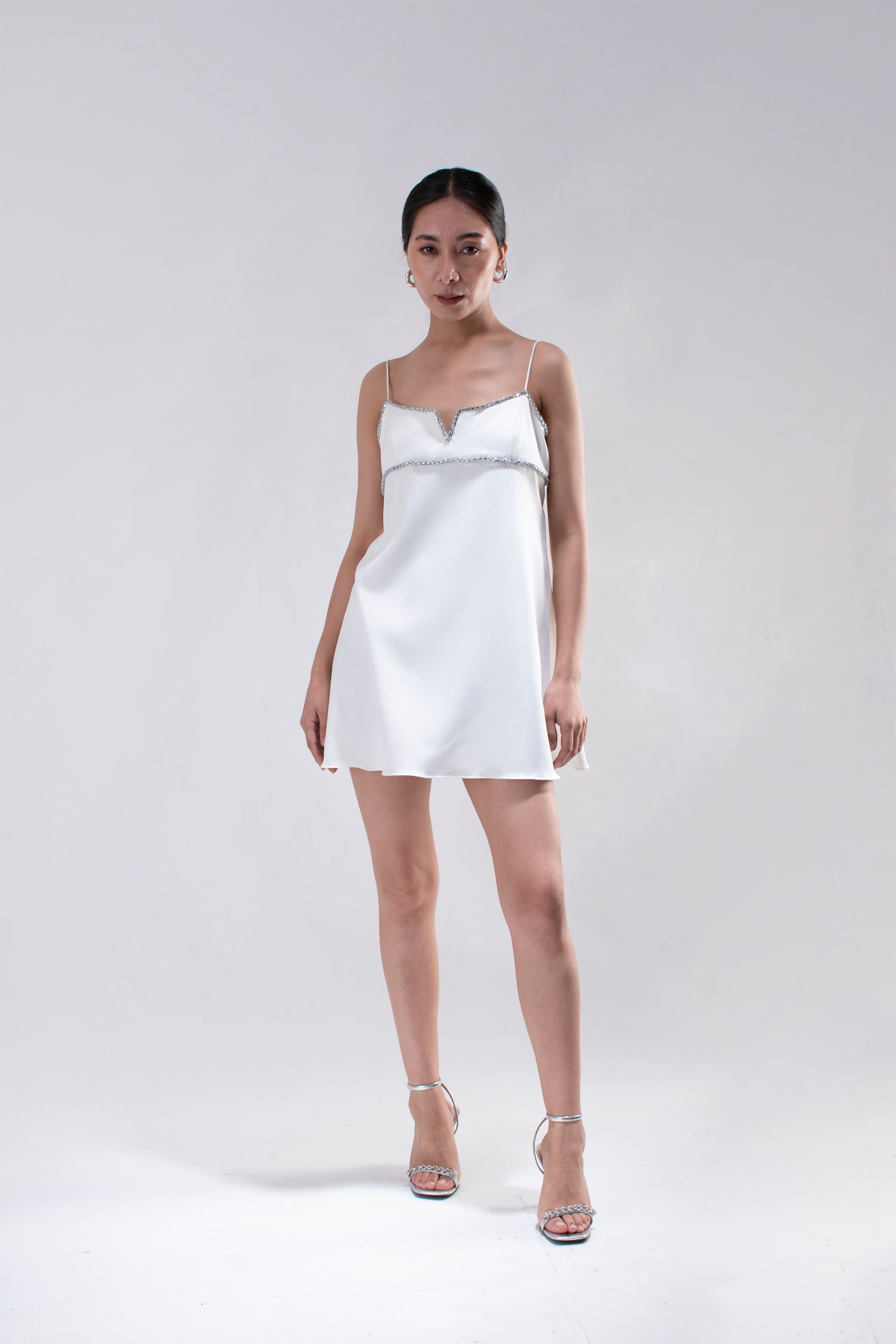 Empire Waist Short Dress Studio Mugu