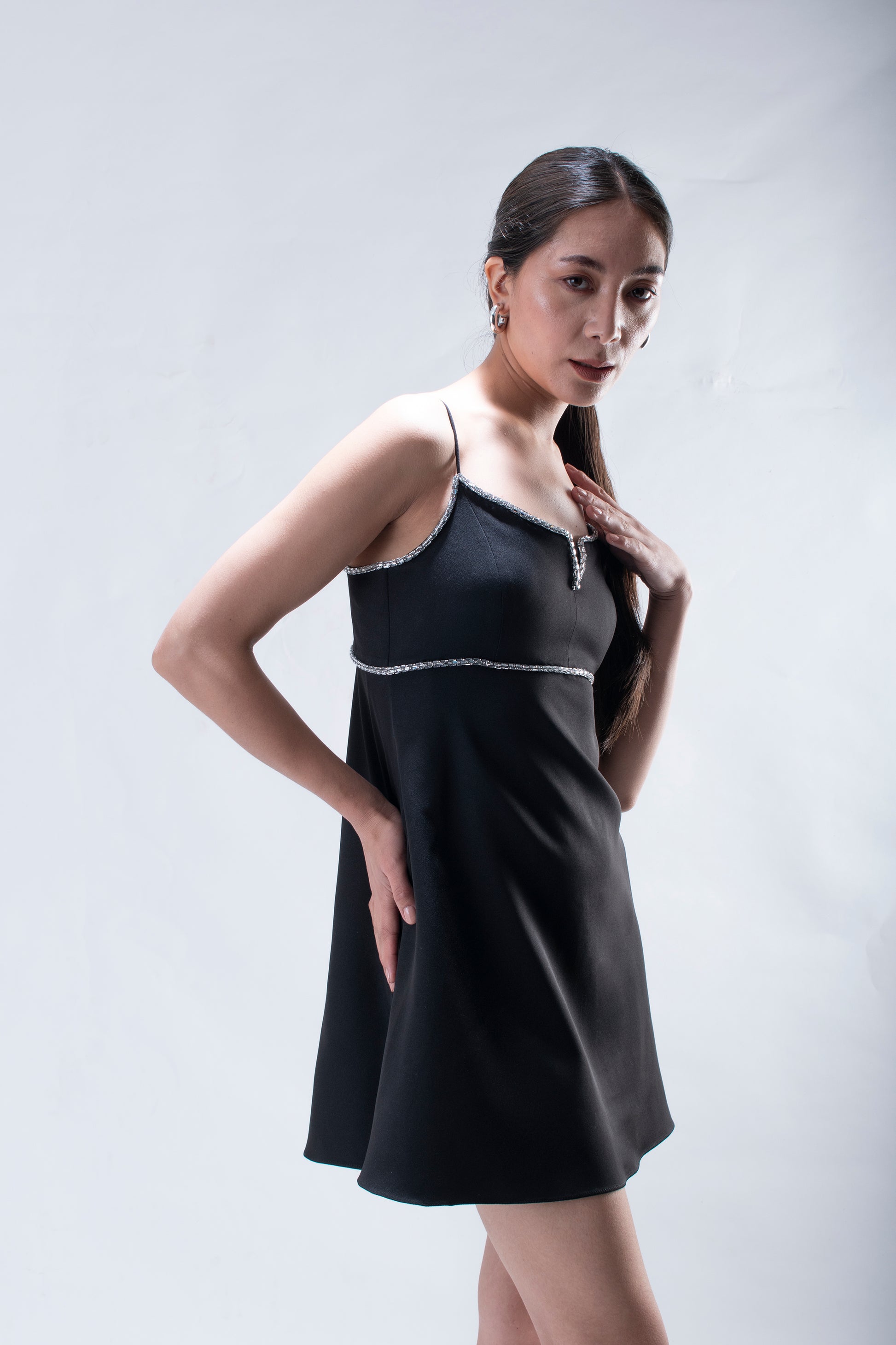 Empire Waist Short Dress Studio Mugu Empire Waist Short Dress Studio Mugu