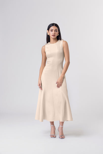 Sage Sculpt Dress